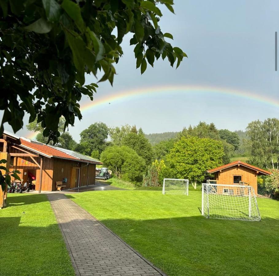 Ferienwohnungen Holzferienhaeuser Leithenwald Zwiesel Buitenkant foto